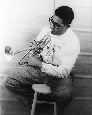 Dizzy Gillespie Portrait 1955 by McMahan Photo Archive - Vintage Jazz Wall Art Print 10x8 Inch