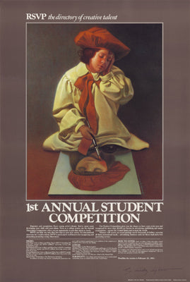 RSVP Student Competition 1, 1982 by Alex Gnidziejko - Original Art Print