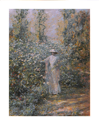 Edge of Garden by Glenn Reid - Serene Botanical Art Print for Your Home Décor