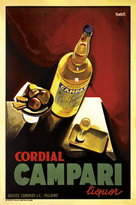 Cordial Campari by Marcello Nizzoli - Vintage Italian Aperitif Art Print | Shop Wall Décor