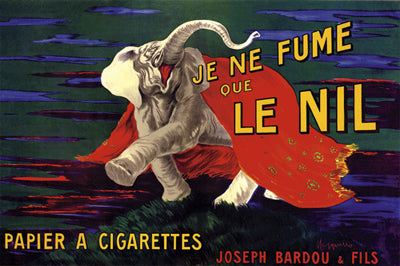 Je Ne Fume Que Le Nil by Leonetto Cappiello - Vintage French Art Print for Sale