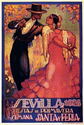 Art Print Sevilla by Da Pena: Spanish-Inspired Wall Art Décor for Sale