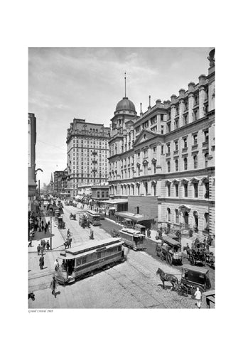 Grand Central 1903 Vintage Art Print - Iconic NYC Wall Decor for Home & Office