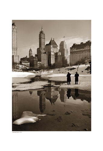 Central Park, 1933 Sepia - Vintage New York Photography Wall Art Print