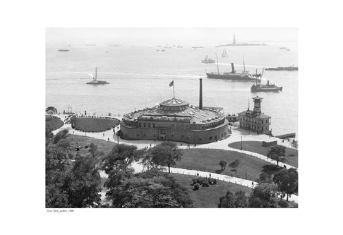 New York Harbor, 1906 Art Print - Vintage Nautical Wall Art Décor 13 x 19 inch