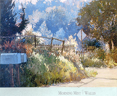 Morning Mist by Kent Wallis - Serene Landscape Art Print