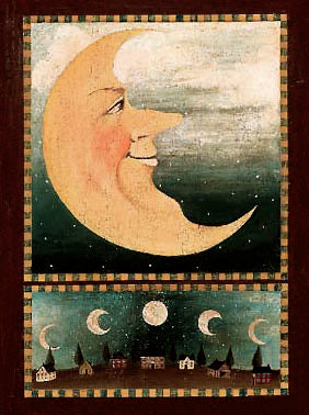 Moon by David Carter Brown - Serene Lunar Wall Art Print