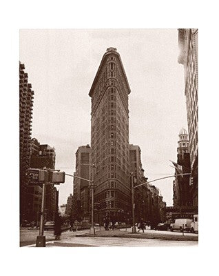 Flatiron Building Large by Walter Gritsik - Iconic New York City Art Print