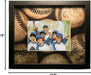 Softball Picture Frame Modern 5x7 Photo Display Frame 12x14.5