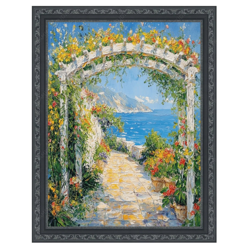 30x40 Frame Ornate Beaded Scoop Black Picture Frame Cris Cross