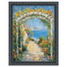 32x48 Frame Ornate Beaded Scoop Black Picture Frame Cris Cross