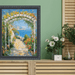 32x48 Frame Ornate Beaded Scoop Black Picture Frame Cris Cross