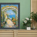 10x15 Frame Ornate Beaded Scoop Black Picture Frame Cris Cross