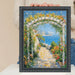 10x15 Frame Ornate Beaded Scoop Black Picture Frame Cris Cross