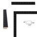 Boho Black Bamboo Wood Picture Frame 