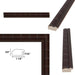 12x18 Frame Boho Dark Brown Bamboo Picture Frame