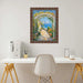 12x18 Frame Boho Dark Brown Bamboo Picture Frame