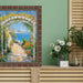 28x28 Frame Boho Dark Brown Bamboo Picture Frame