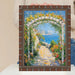 30x40 Frame Boho Dark Brown Bamboo Picture Frame
