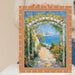 32x48 Frame Boho Gold Bamboo Wood Picture Frame