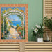 32x48 Frame Boho Gold Bamboo Wood Picture Frame