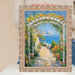 32x48 Frame Boho Silver Bamboo Wood Picture Frame