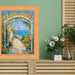 12x16 Frame Bright Gold Leaf Wave Picture Frame - Business Frame
