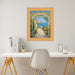 32x48 Frame Bright Gold Leaf Wave Picture Frame - Business Frame