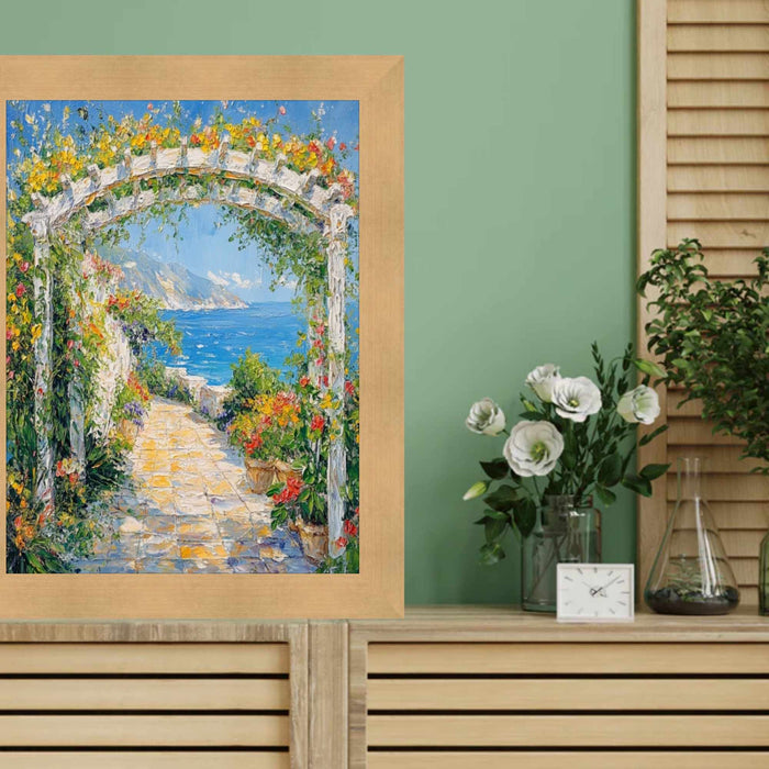 32x48 Frame Brushed Gold Metal Bronze Picture Frame