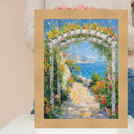 32x48 Frame Brushed Gold Metal Bronze Picture Frame