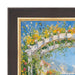 32x48 Frame Cafe Wood Tone With Gold Lip Picture Frame