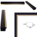 Cafe Wood Tone With Gold Lip Picture Frame Home Office