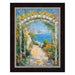 12x16 Frame Cafe Wood With Silver Lip Picture Frame