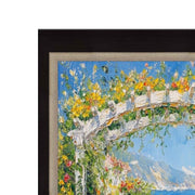 10x12 Frame Cafe Wood With Silver Lip Picture Frame