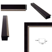 Cafe Wood With Silver Lip Picture Frame Home Office