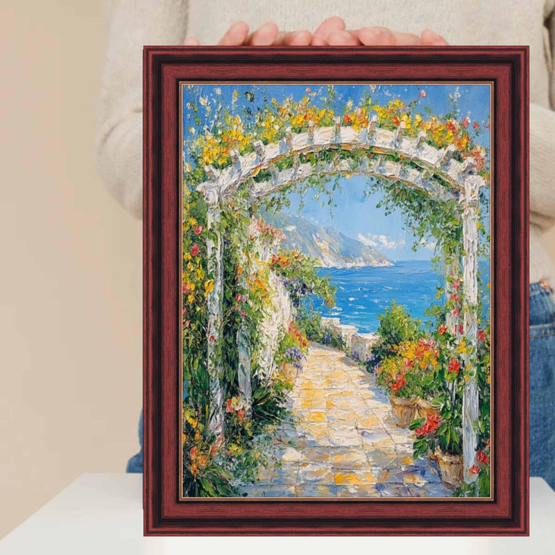 24x48 Frame Certificate Gloss Cherry Wood Gold Lip Picture Frame Diploma