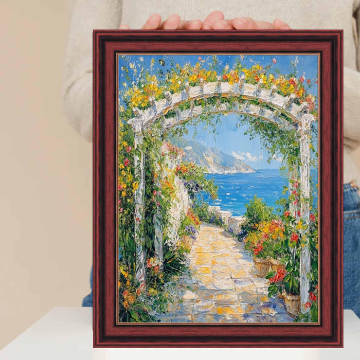 28x28 Frame Certificate Gloss Cherry Wood Gold Lip Picture Frame Diploma