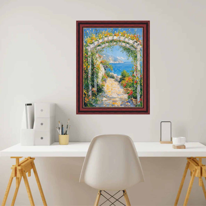 32x48 Frame Certificate Gloss Cherry Wood Gold Lip Picture Frame Diploma