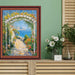 32x48 Frame Certificate Gloss Walnut Wood With Gold Lip Picture Frame