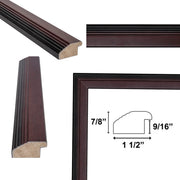 30x30 Frame Diploma Certificate Glossy Cherry Wood Picture Frame