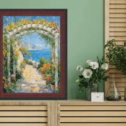 30x30 Frame Diploma Certificate Glossy Cherry Wood Picture Frame
