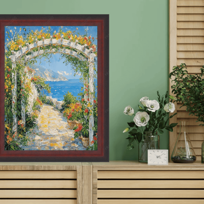 32x48 Frame Diploma Certificate Glossy Cherry Wood Picture Frame