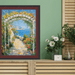 32x48 Frame Diploma Certificate Glossy Cherry Wood Picture Frame