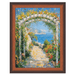 30x30 Frame Certificate Glossy Walnut Wood Picture Frame