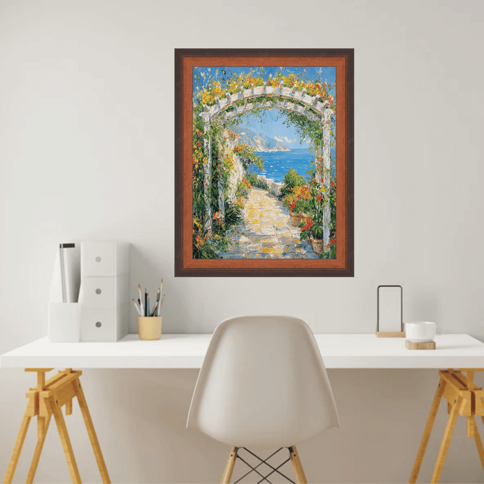 30x36 Frame Certificate Glossy Walnut Wood Picture Frame