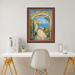 30x36 Frame Certificate Glossy Walnut Wood Picture Frame