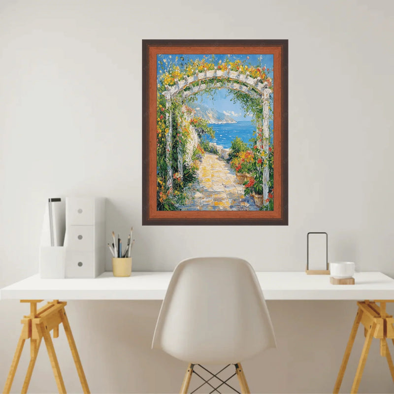30x40 Frame Certificate Glossy Walnut Wood Picture Frame