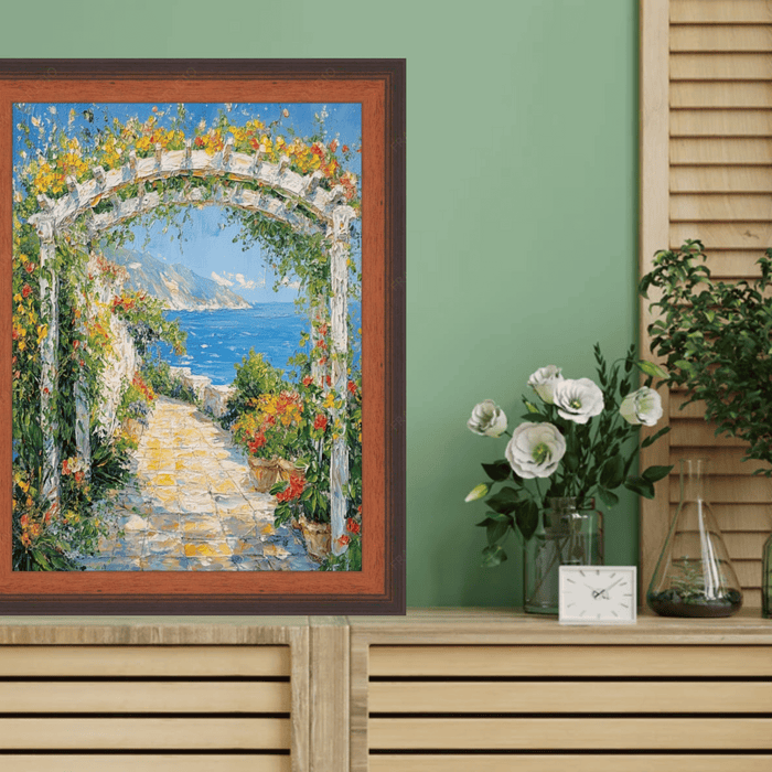 30x36 Frame Certificate Glossy Walnut Wood Picture Frame