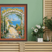30x36 Frame Certificate Glossy Walnut Wood Picture Frame