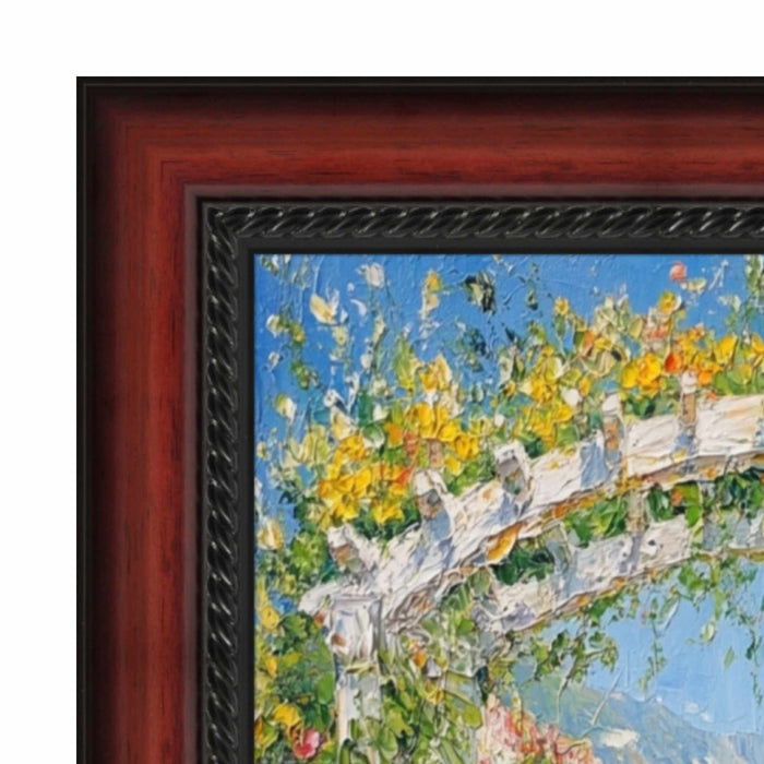 32x48 Frame Certificate Mahogany With Rope Picture Frame